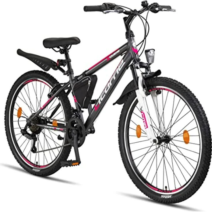 Licorne Bike Guide Premium Mountainbike in 20 24 26 Zoll Fahrrad für Mädchen Jungen Herren und Damen - 21 Gang Schaltung (bei 20 Zoll 18 Gänge) – Bild 1