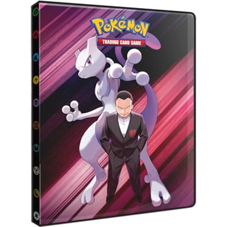 Ultra PRO Scarlet & Violet: Destined Rivals 9-Pocket Portfolio für Pokémon, Kartenbinder für bis zu 126 Single-Loaded oder 252 doppelt geladene Karten, Team Rocket Design – Bild 2