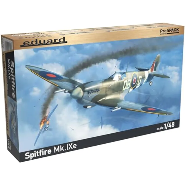 Eduard Plastic Kits 8288, 1:48 Spitfire Mk.Ixe Profipack, Modellflugzeug für den Zweiten Weltkrieg