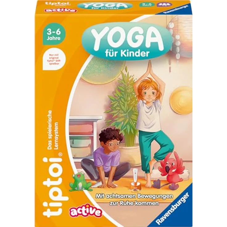 Ravensburger tiptoi® active - Yoga für Kinder, interaktives Spiel zur Förderung der Bewegungskoordination – Bild 1