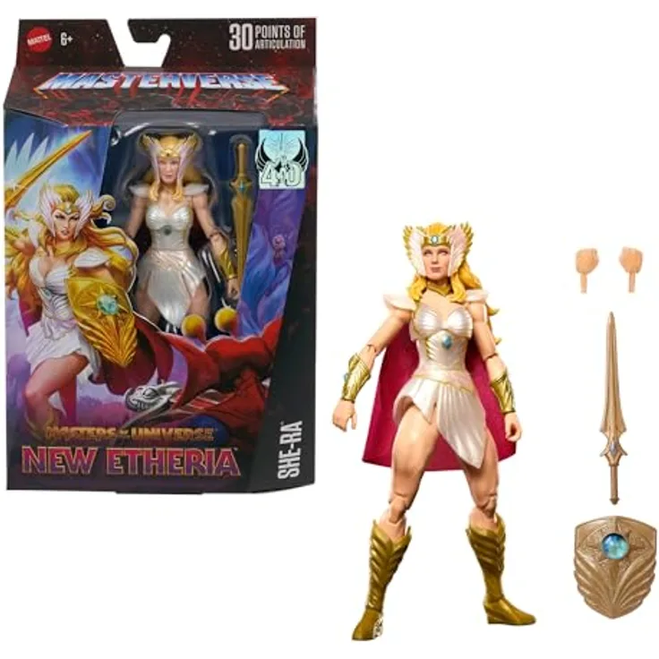 Mattel GmbH Actionfigur Masters of the Universe Masterverse Wave 17, 18 cm, 30 Bewegungspunkte, mit Zubehör