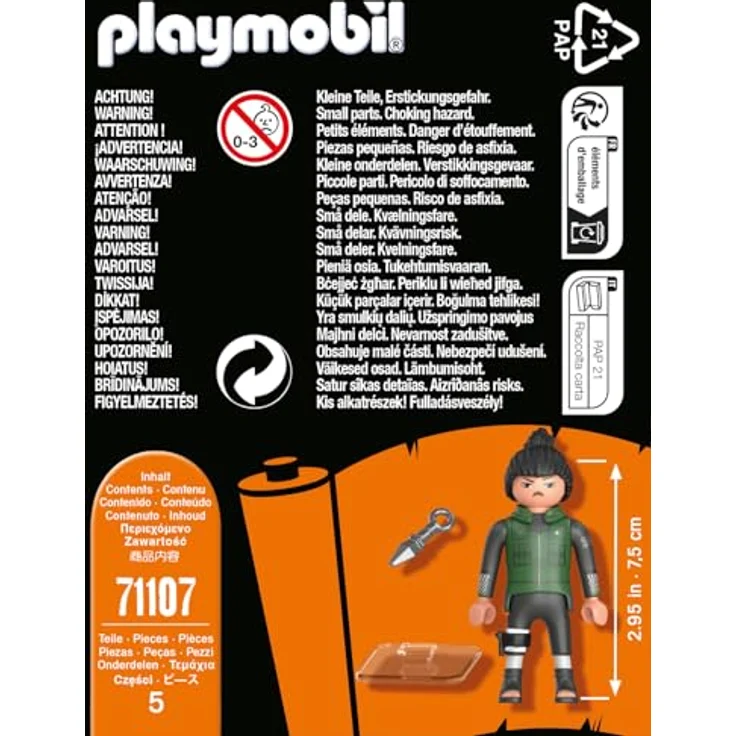 PLAYMOBIL Naruto Shippuden - Shikamaru Konstruktionsspielzeug – Bild 5