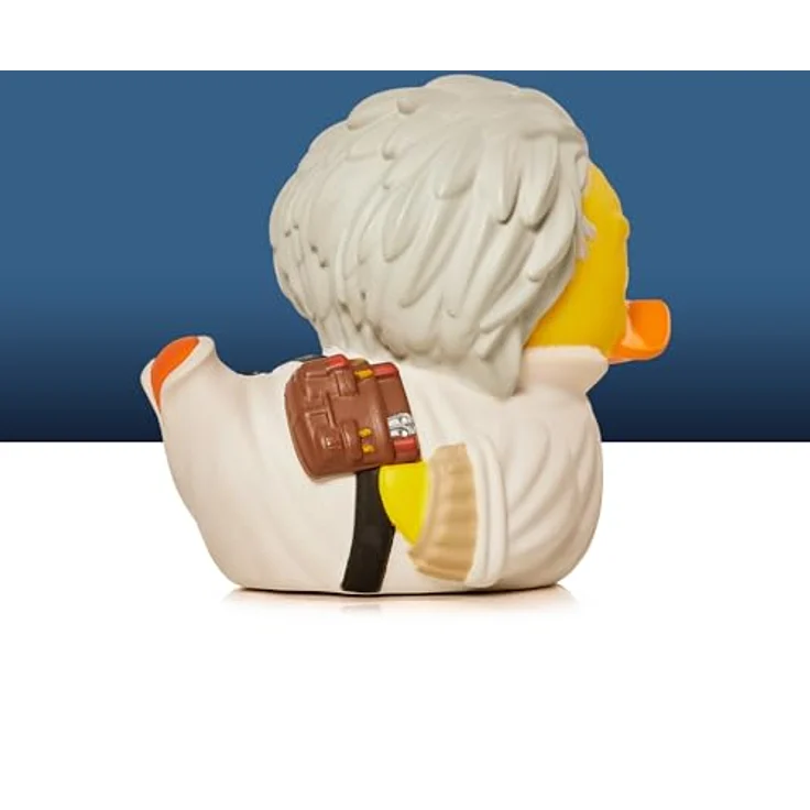 TUBBZ Kleine Doc Brown Sammelbare Vinyl-Gummientenfigur - Offizielles Zurück in die Zukunft Merchandise - Retro Action Filme & TV, 5 Zoll, Braun – Bild 5