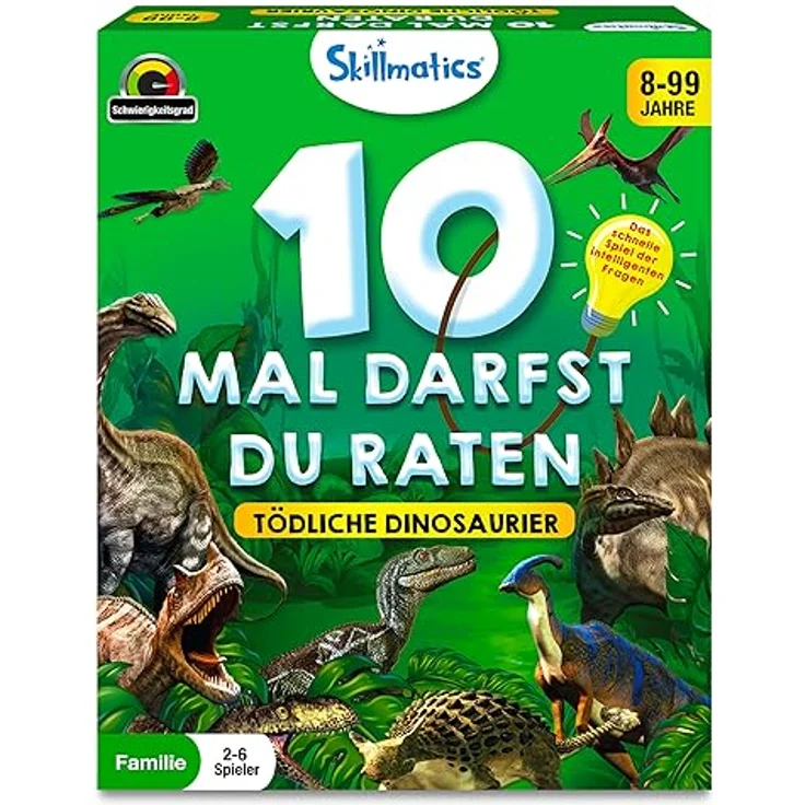 Skillmatics Kartenspiel: 10 Mal darfst du raten Tödliche Dinos | Geschenke für Kinder ab 8 Jahren | EIN schnelles Spiel mit klugen Fragen | Großer Spaß für unterwegs und Spieleabende mit der Familie – Bild 2