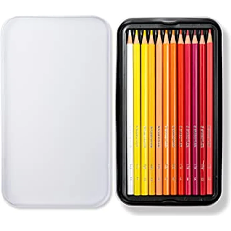 STAEDTLER Buntstifte, traditionelle Sechskantform, entsprechend Spielzeugrichtlinie EN71, Metalletui mit 36 leuchtenden Farben, 175 M36 – Bild 3