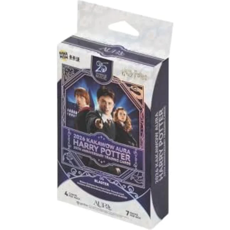 Sakami Merchandise GmbH Kakawow Aura Harry Potter 25th Anniversary Blaster Box, 7 Boosterpacks mit exklusiven Specials und seltenen Autogrammkarten – Bild 2