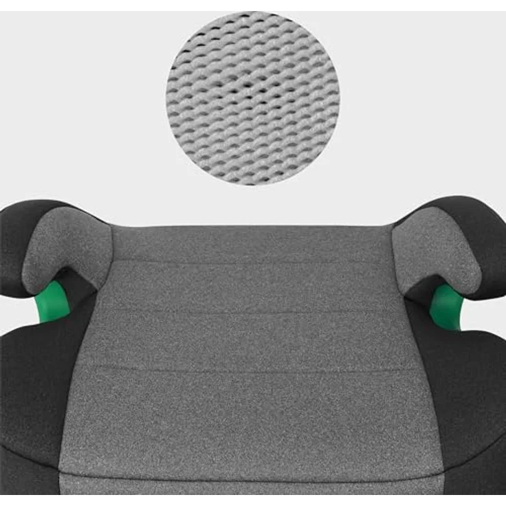 Tulano Cabby 35, Autositz für Kinder (ECE R129/i-Size Norm), grau, mit ISOFIX und abnehmbarer Polsterung – Bild 6