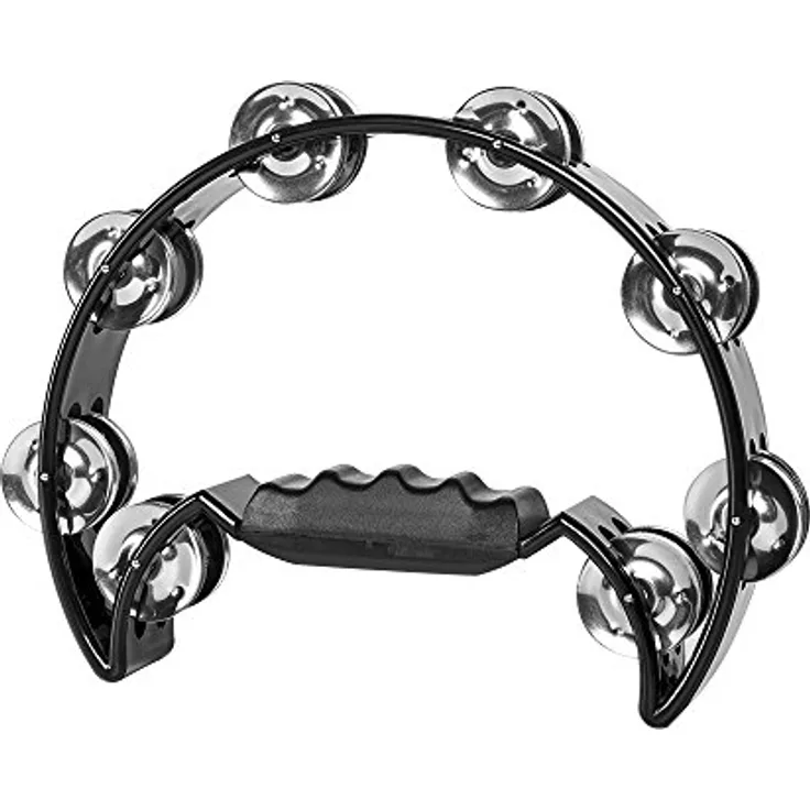 Stagg TAB2BK Cutaway Schellenring mit 16 Schellen, schwarz