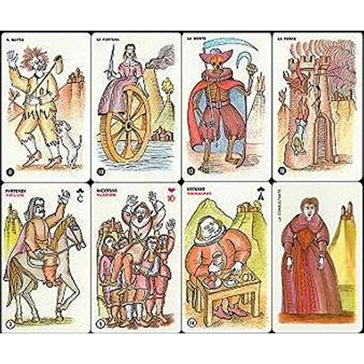 Dal Negro tarotkarten 10,5 x 6,2 cm Karton 78-teilig – Bild 5