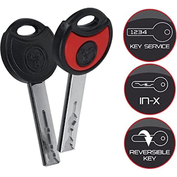 Trelock FS 580 Toro X-Press Faltschloss, Schwarz, 90cm – Bild 3