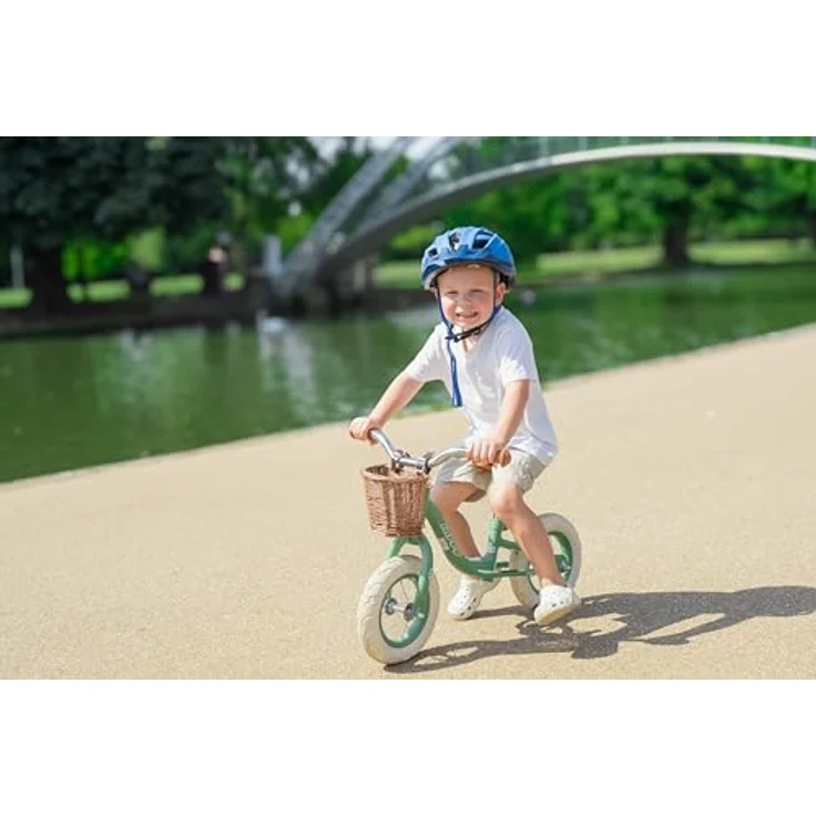 Huffy Vintage Laufrad 10 Zoll, Grün - Laufrad ohne Pedale für Kinder, mit bezauberndem Design und gepolstertem Sattel – Bild 6