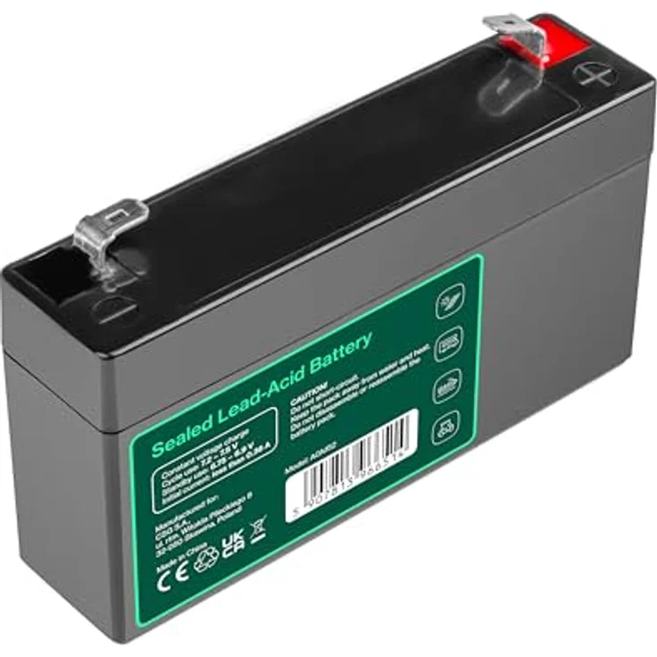Green Cell® AGM 6V 1.2Ah Bleiakku, wartungsfreie VRLA Batterie für Elektro-Spielzeuge, Alarmsysteme und Medizintechnik, zyklenfest und vibrationsresistent – Bild 5