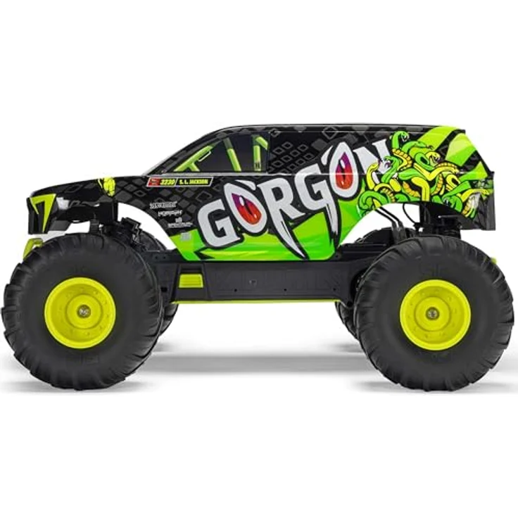 Arrma RC-Monstertruck Arrma Gorgon 4x2 Mega 550 Monstertruck RTR 1:10 mit Akku, Lader, Rot – Bild 8