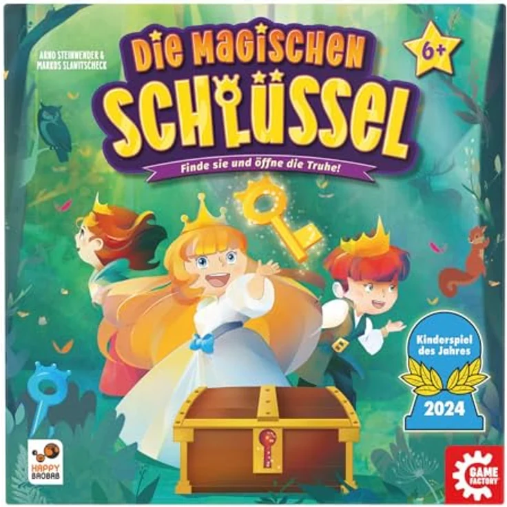 Game Factory 646323 Die Magischen Schlüssel, Bezauberndes Würfelspiel für Kinder ab 6 Jahren, Familienspiel, Kinderspiel, für 2-4 Spieler, Kinder-Spiel des Jahres 2024 - Preisvergleich – Bild 1