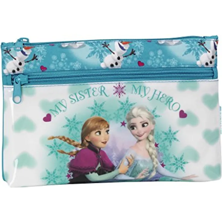 Frozen – Kulturtasche mit zwei Reißverschlüssen (Safta 811538033)
