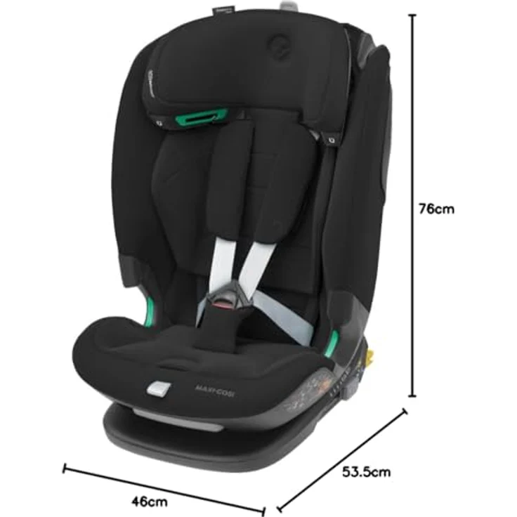 Maxi-Cosi Kindersitz Titan Pro2 i-Size mit G-Cell Seitenaufprallschutz, Isofix & Top Tether - Authentic Black – Bild 7