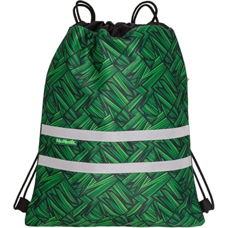 McNeill Turnbeutel Sportschuhbeutel Wow, praktischer Kordelzug, vielseitig tragbar als Rucksack, schwarz