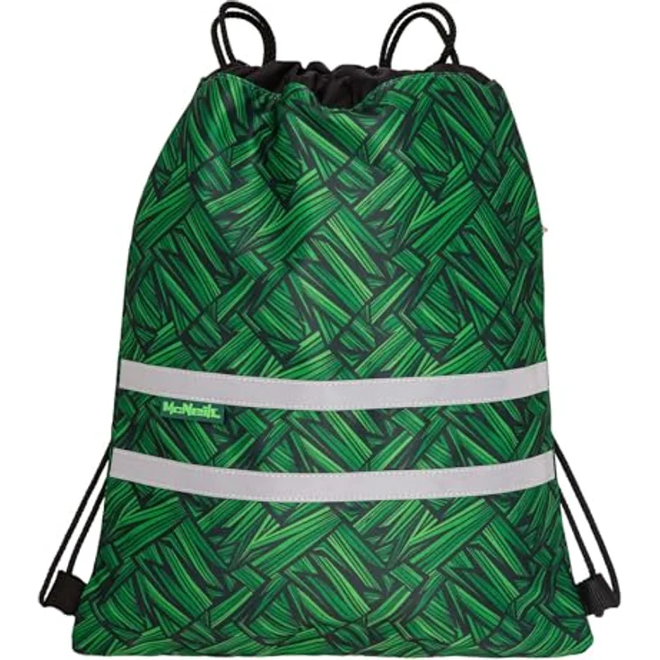 McNeill Turnbeutel Sportschuhbeutel Wow, praktischer Kordelzug, vielseitig tragbar als Rucksack, schwarz – Bild 1