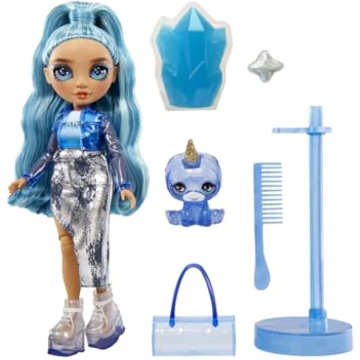 Rainbow High Anziehpuppe Classic Rainbow Fashion Doll - Skyler (blue), Modepuppe mit tollen Accessoires und langen Haaren – Bild 6