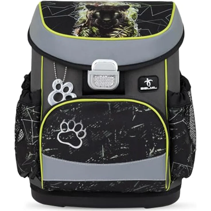 Belmil Mini-fit Schulranzen-set 4-teilig, ergonomisch mit Brustgurt, superleicht und wasserdicht, 17L, für A4-Formate – Bild 2
