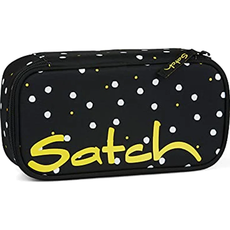 Satch 'Schlamperbox Lazy Daisy', 22 x 6 x 10 cm, schwarz/weiß/gelb – Bild 2