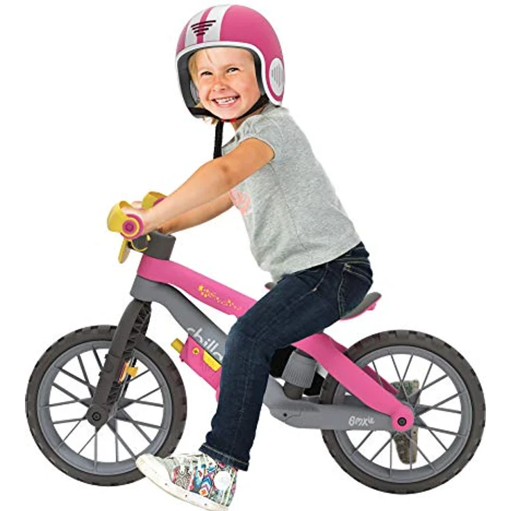 Chillafish BMXie Moto Multi-Play-Laufrad mit echten VROOM VROOM-Sounds und abnehmbarem Spielmotor, inklusive kindersicherem Schraubenzieher und Schrauben, verstellbarem Sitz, für 2-5 Jahre, Rosa – Bild 2