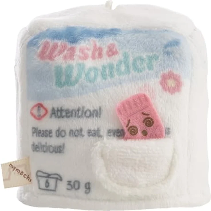 NICI Kuscheltier Hund Washy 8cm, Plüsch mit Waschmittelbox Kostüm und moodie Socke, ideal zum Verschenken – Bild 3