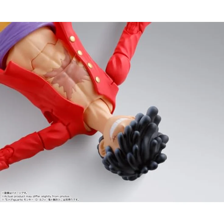 Tamashii Nation Monkey D. Luffy S.H. Figuarts, 15,5 cm Sammelfigur Gear 5 mit 4 austauschbaren Gesichtern und 3 Handpaaren – Bild 10