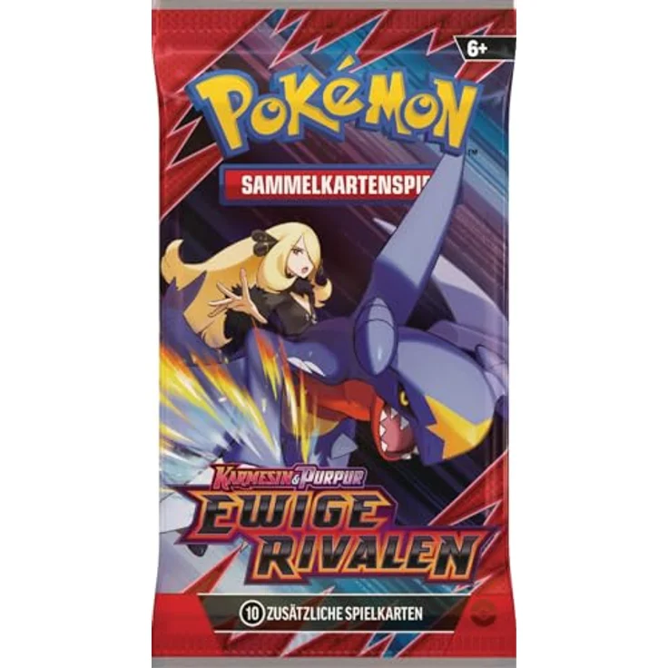 AMIGO PKM KP10 Ewige Rivalen 1 Booster, Pokémon Sammelkarten Erweiterung mit Donnersichel-ex, Sandfell-ex und Terakristallisierung – Bild 6