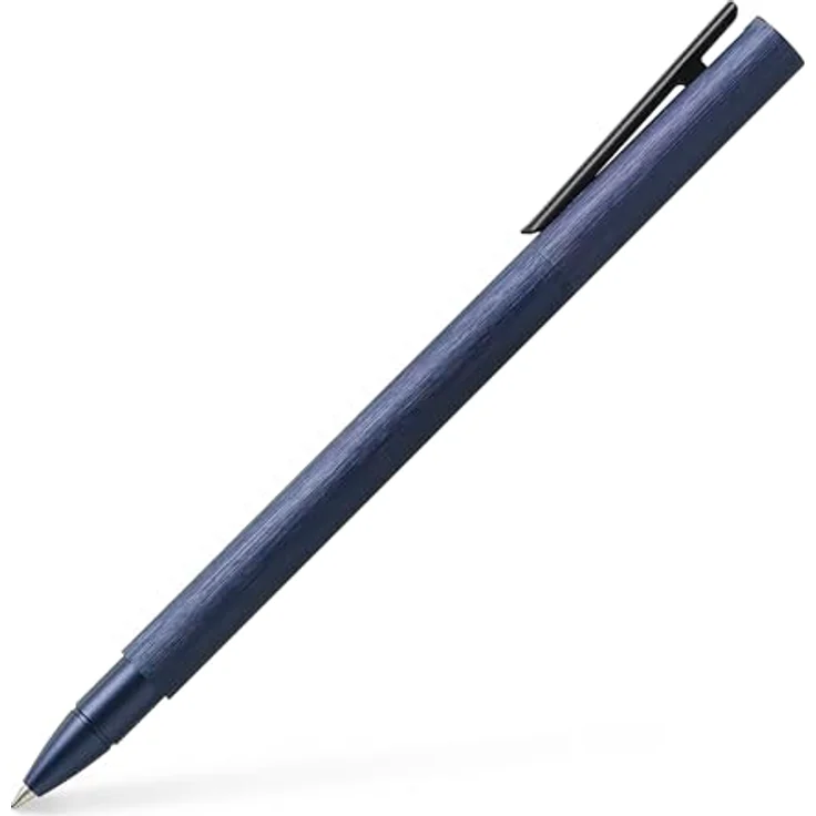 Faber-Castell Tintenroller Neo Slim, schlankes Aluminiumdesign, dunkelblau – Bild 1
