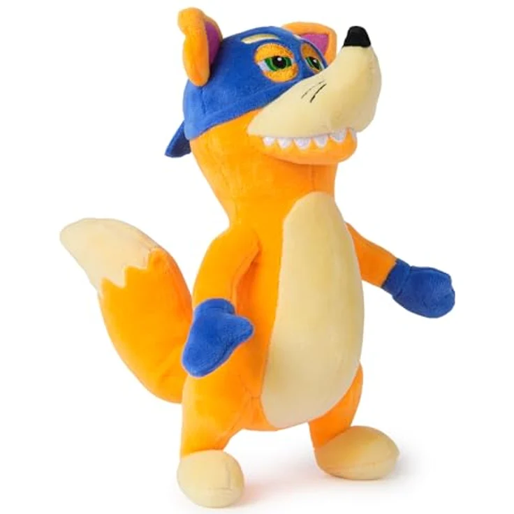 Dora Nickelodeon Fuchs-Plüsch, offizielles Lernspielzeug 20 cm für Kinder ab 3 Jahren, orange – Bild 3