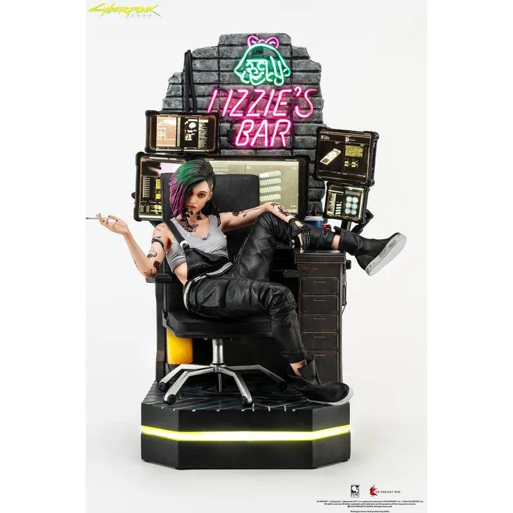 Pure Arts Cyberpunk 2077 Phantom Liberty Statue 1/4 Judy Alvarez, 51 cm, hochdetaillierte Sammlerfigur im offiziellen Design