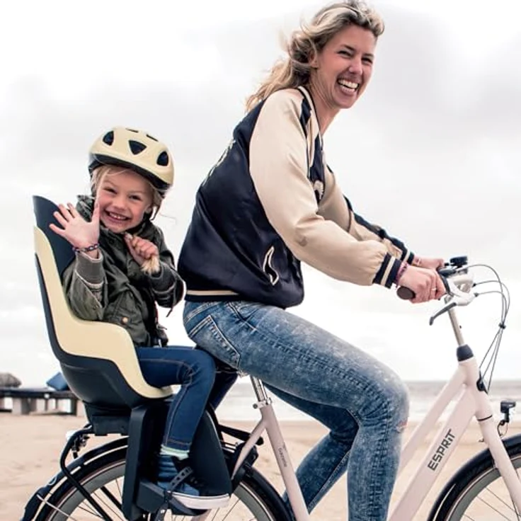 Bobike Fahrradkindervordersitz GO Maxi für 26“ bis 29“ Fahrräder, gepäckträgermontiert, Pfefferminze – Bild 6