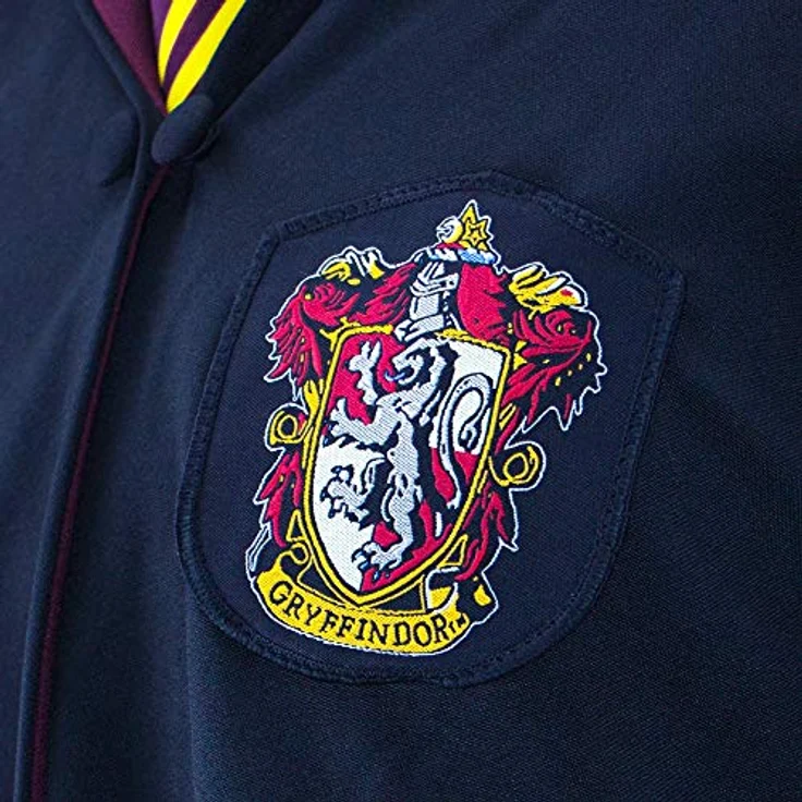 Cinereplicas Harry Potter - Hogwarts Zauberer-Umhang Slytherin/Ravenclaw/Hufflepuff/Gryffindor - XL - Offizielle Lizenz (Gryffindor, XL) – Bild 4