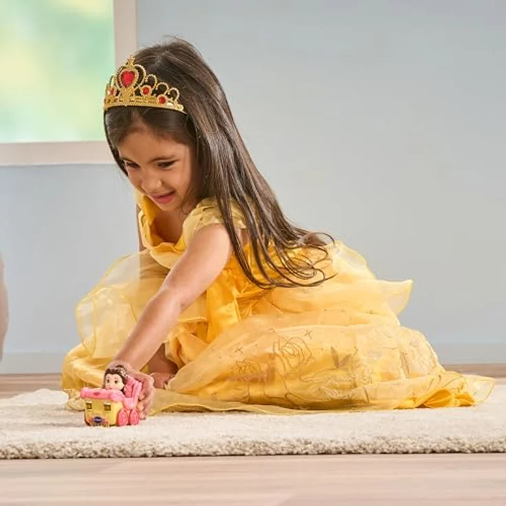 VTech Baby TUT TUT Flitzer - Belles verzauberte Kutsche mit Originalstimme, kindgerechten Melodien und Geräuschen, kindersicherem Batteriefach – Bild 3