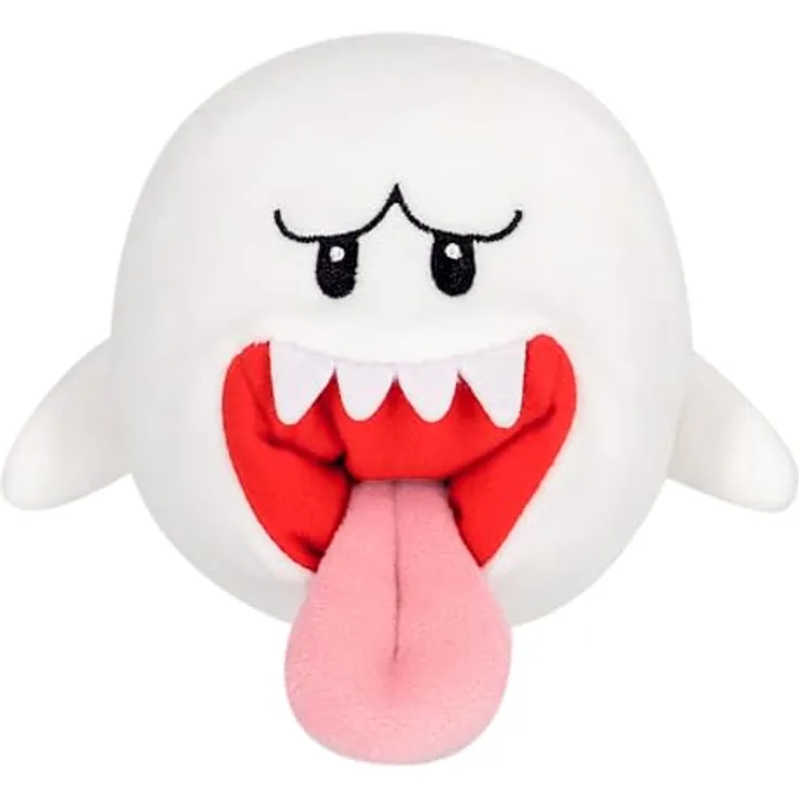Together+ Super Mario Boo Teddybär, 13 cm Plüschfigur, offiziell lizenziertes Nintendo-Produkt