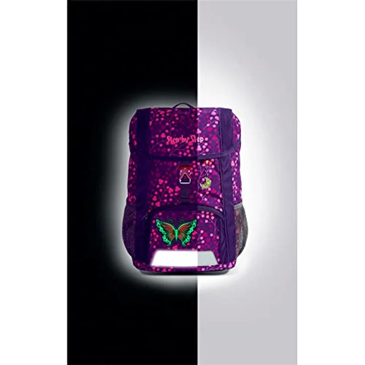 Step by Step KID SHINE Kinderrucksack-Set Butterfly Night Ina – Bild 3