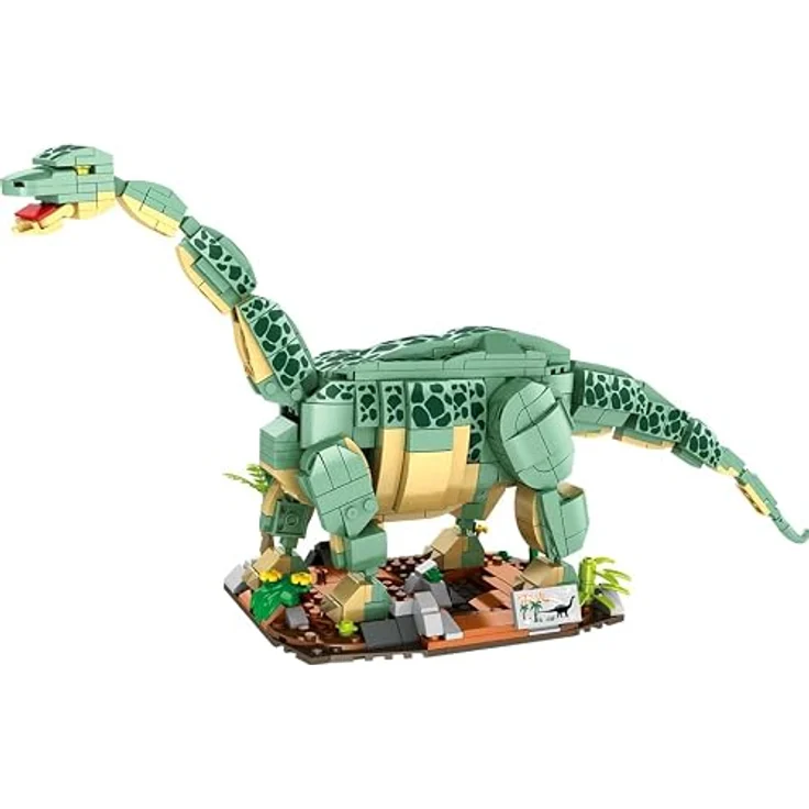 WOMA C0447 Brontosaurus-Baustein, 589-teiliges Lernbaukasten-Set für Kinder ab 6 Jahren – Bild 3