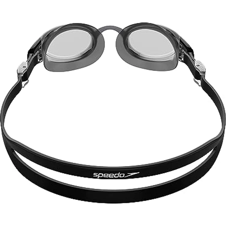 Speedo Unisex Erwachsene Mariner Pro Schwimmbrille, Schwarz/Weiß, Einheitsgröße – Bild 2