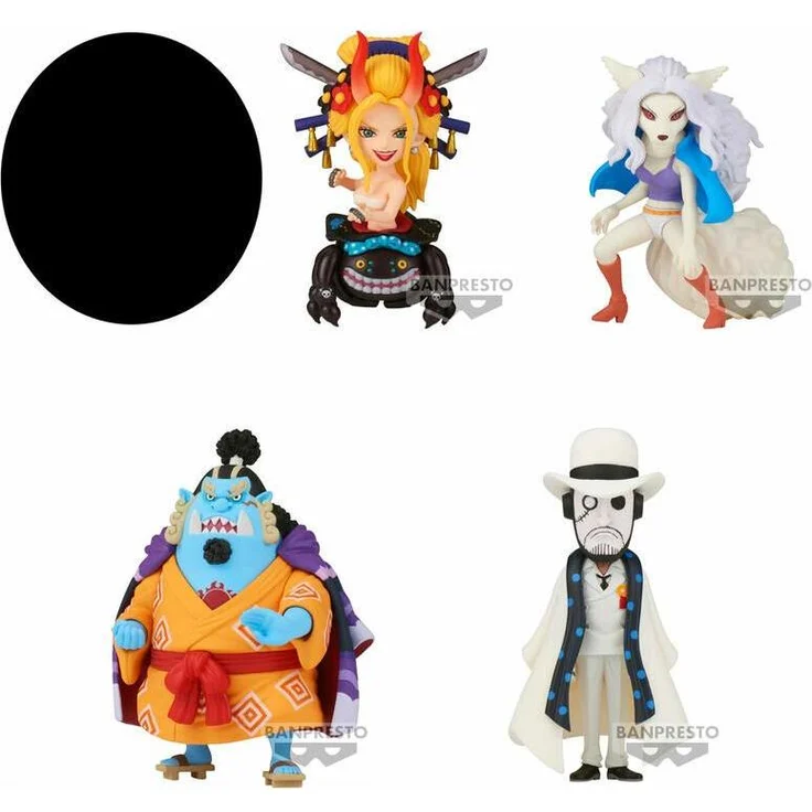 Banpresto ONE PIECE - WCF Wanokuni Onigashima 6, Assortiment mit 12 Sammelfiguren, Höhe 7 cm