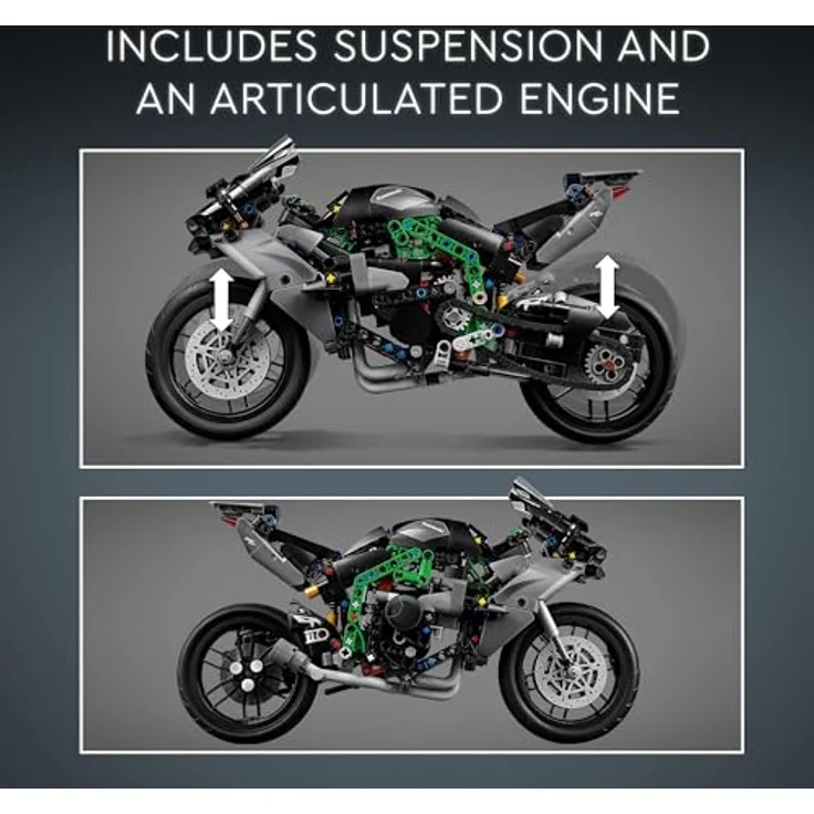 LEGO Technic 42170 Kawasaki Ninja H2R Motorrad-Spielzeug, Maßstabsgetreuer Modellbausatz für Kinder ab 10 Jahren, Ideal als Geschenk, Hochwertiges Sammlerstück – Bild 3