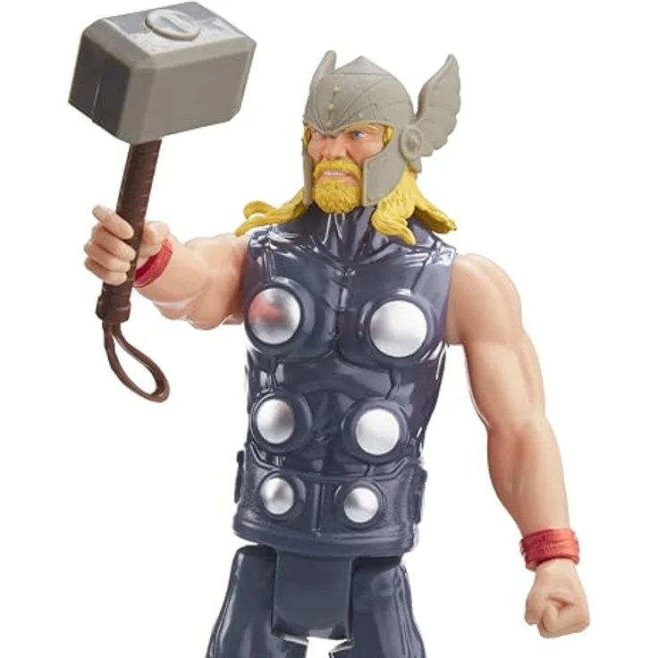 Hasbro Marvel Avengers Titan Hero Thor Deluxe Figur, 30cm groß mit detailliertem Design – Bild 4