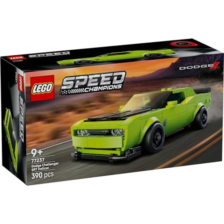 LEGO Speed Champions 77237, Dodge Challenger SRT Hellcat, 390-teiliges Modell für Kinder ab 9 Jahren, 17cm x 7cm x 4cm – Bild 3