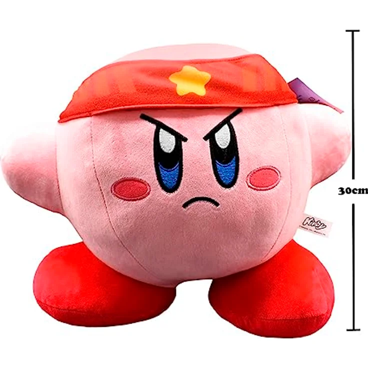 Bizak Kirby Mega Plüschtier Ninja, 30 cm hochwertiger Plüsch mit Baumwollfüllung, weich und hautfreundlich – Bild 4