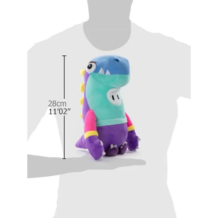 BARRADO Fall Guys Plüschspielzeug T-Rex Kostüm, 28 cm, offiziell lizenziert, ideal für Kinder – Bild 4