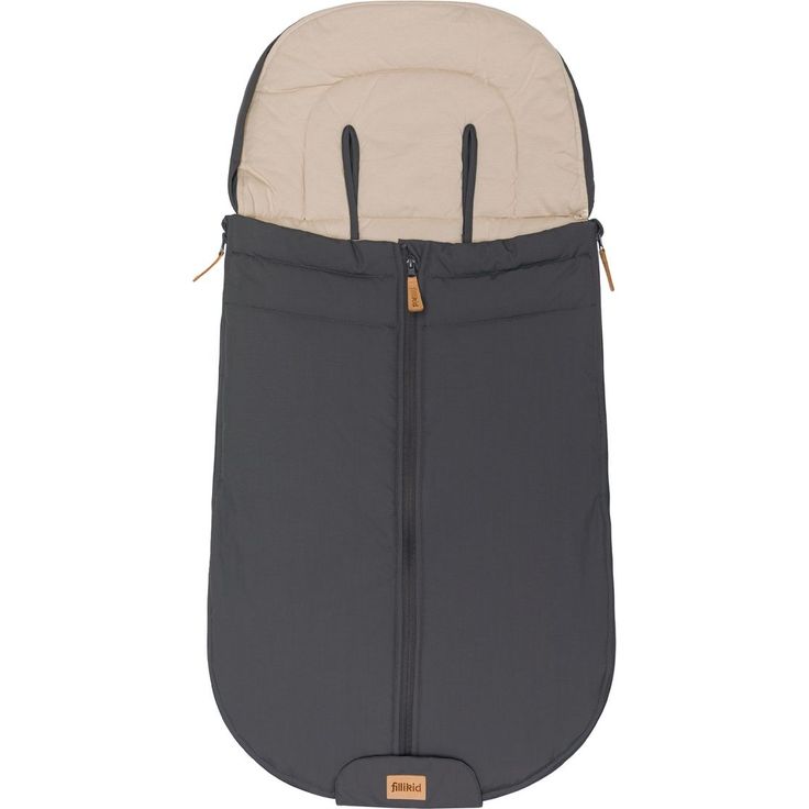 Fillikid Sommerfußsack Light Trend, Fußsack für Buggy und Kinderwagen, grau, wind- und wetterfest, abnehmbares Vorderteil, pflegeleicht, 100 x 50 cm