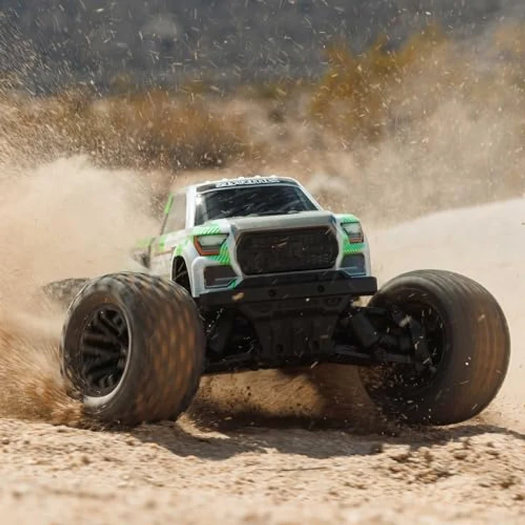 Arrma 1:10 GRANITE MEGA 665, 4x4 RTR Monster Truck mit Bürstenmotor, grün – Bild 7