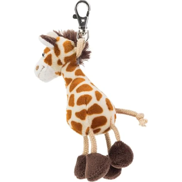 Schaffer 0238 Giraffe Anhänger, Braun, ca. 13 cm, waschbar bei 30°C – Bild 3