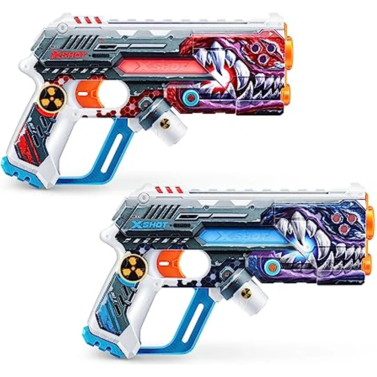 ZURU XShot - Skins Laser 360° Blaster Set, Lasertag-Erlebnis für bis zu 4 Teams, multicolor – Bild 5