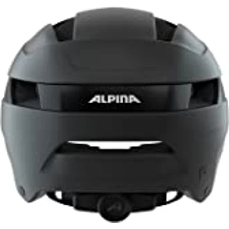ALPINA SOHO - Extrem Robuster, Leichter & Individuell Anpassbarer Urban Fahrradhelm Für Erwachsene, black matt, 51-56 cm – Bild 4